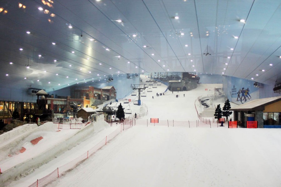 Ski Dubai Interclub ski race